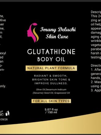 Glutathione Body Oil – Imany Deluchi